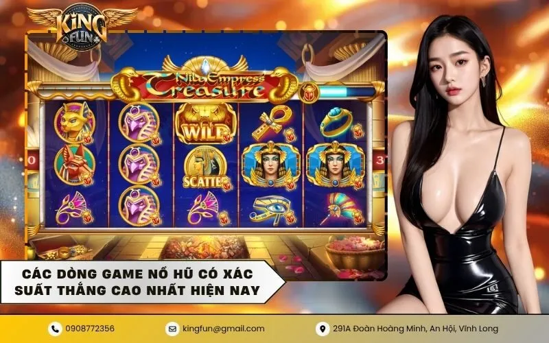 Các dòng game nổ hũ có xác suất thắng cao nhất hiện nay