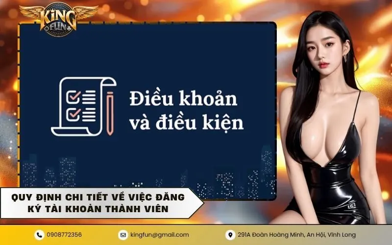Quy định chi tiết về việc đăng ký tài khoản thành viên